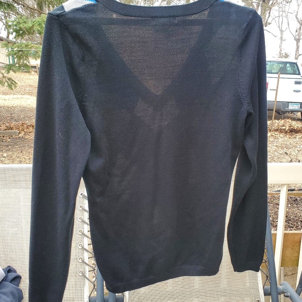 Lightweight NY&Co Argyle Sweater - Picture 2 of 3